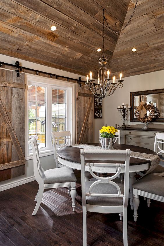 62 Farmhouse Dining Rooms And Zones To Get Inspired - DigsDigs