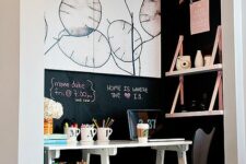a stylish tiny home office design