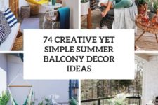 74 creative yet simple summer balcony decor ideas cover