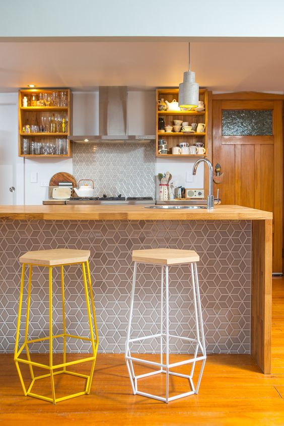 44 Cool Geometric Kitchen Décor Ideas To Rock DigsDigs