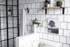 a cozy neutral bathroom design