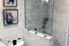 a cute but tiny bathroom design
