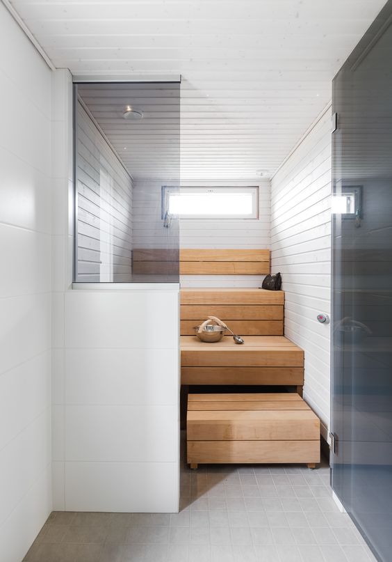 62 Stylish Steam Rooms And Saunas For Homes DigsDigs