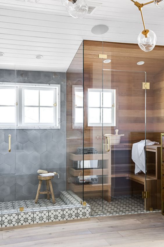 62 Stylish Steam Rooms And Saunas For Homes DigsDigs