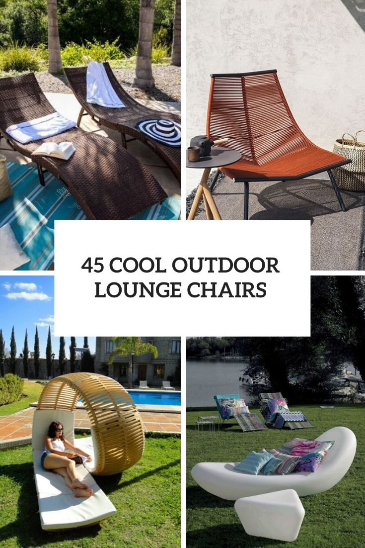 cool outdoor lounge chairs cover