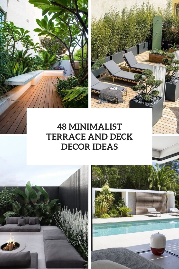 minimalist terrace and deck decor ideas cover