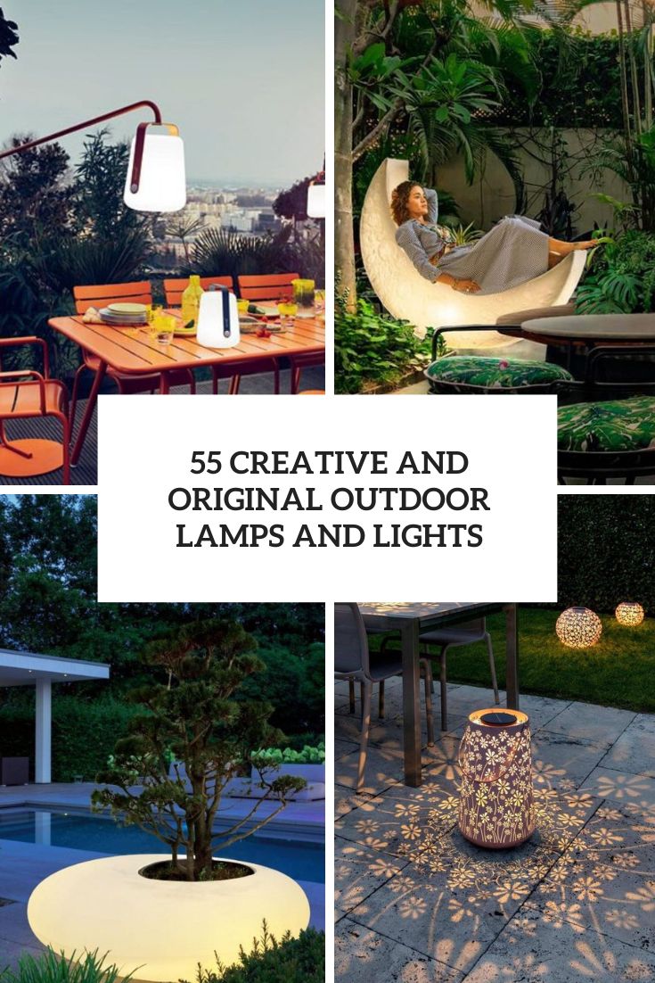 creative and original outdoor lamps and lights cover