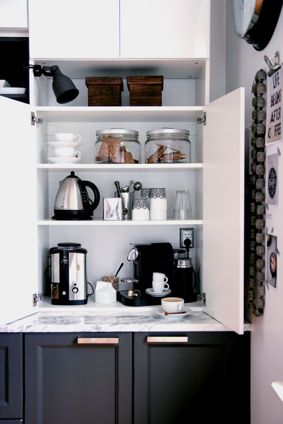 66 Creative Appliances Storage Ideas For Small Kitchens - DigsDigs