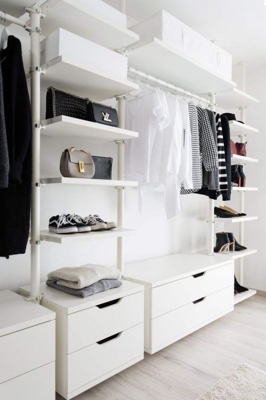 45 Stylish Minimalist Closet Design Ideas Digsdigs