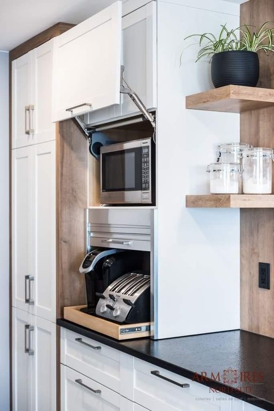 66 Creative Appliances Storage Ideas For Small Kitchens DigsDigs