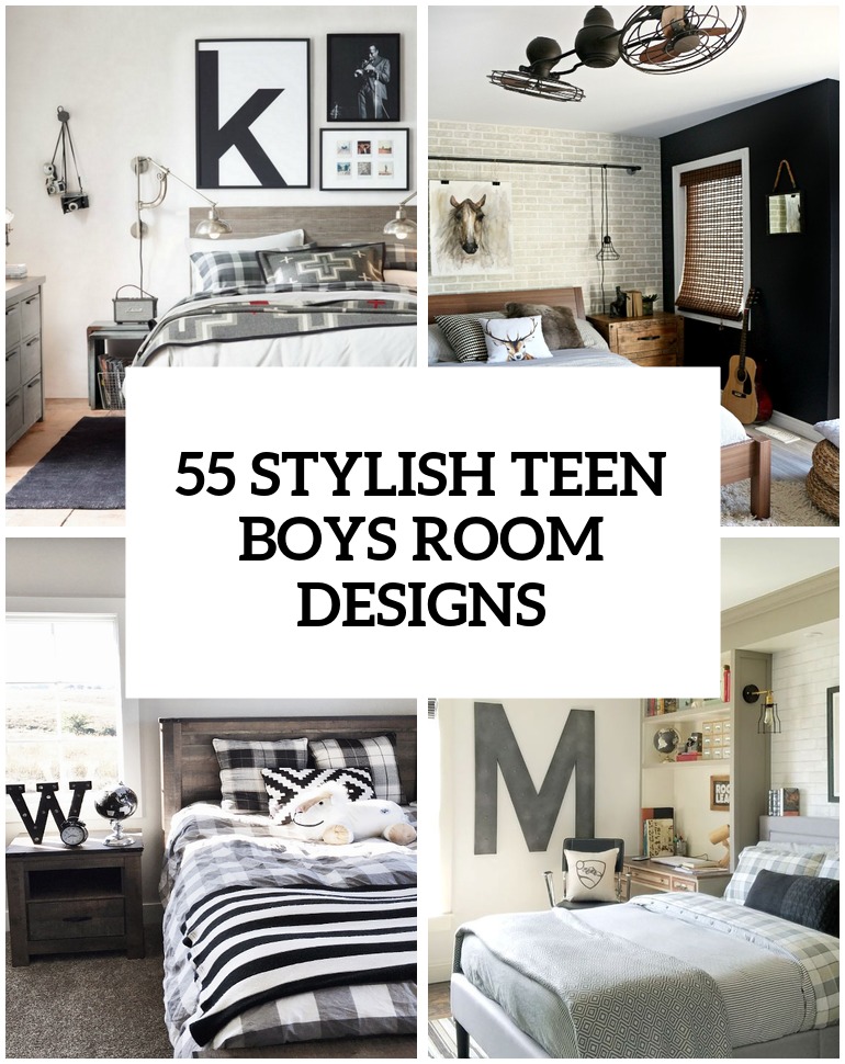 modern and stylish teen boys room designs