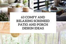 63 comfy and relaxing screened patio and porch design ideas cover