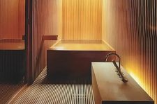 a stylish japanese-inspired bathroom design