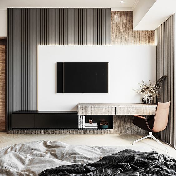 Black Wall Unit