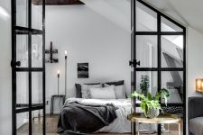a modern scandinavian bedroom design