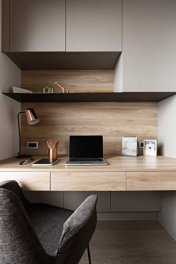 Modern Minimalist Home Office Space Ideas