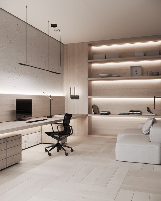 Super Minimalist Home Office Designs