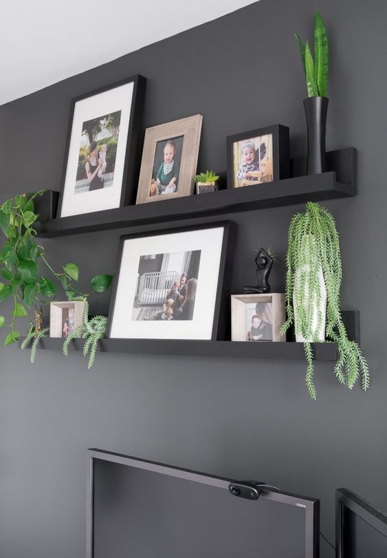 46 Cool Ways To Use Picture Ledges For Home Décor DigsDigs