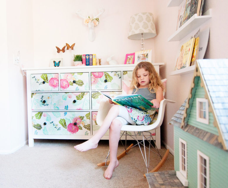Floral print definitely can make the dresser looks cute. (Alexandra Crafton)