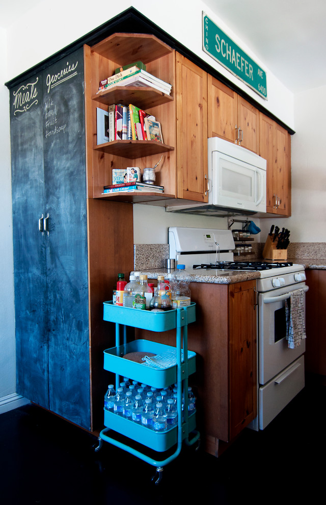 Cooking supplies and fresh water could be moved from a dining area to a cooking area.