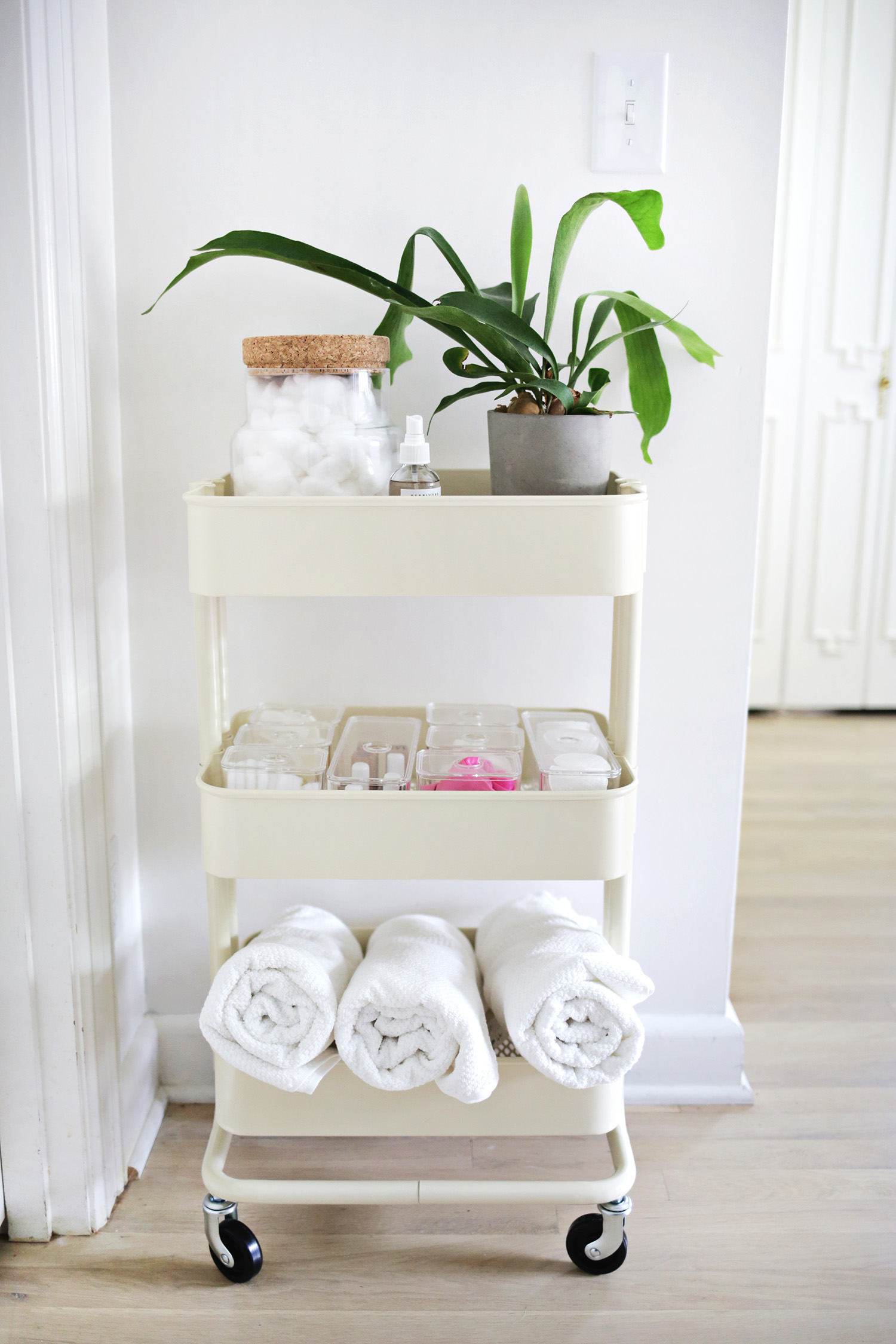 Organizing your bathroom supplies is easy!