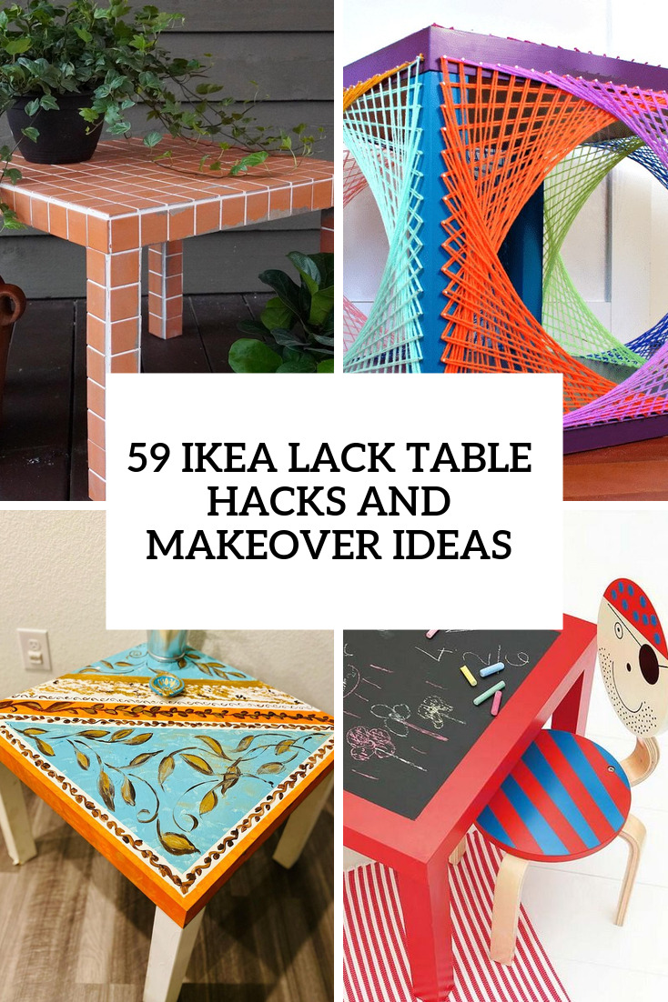 ikea lack table hacks and makeovers cover