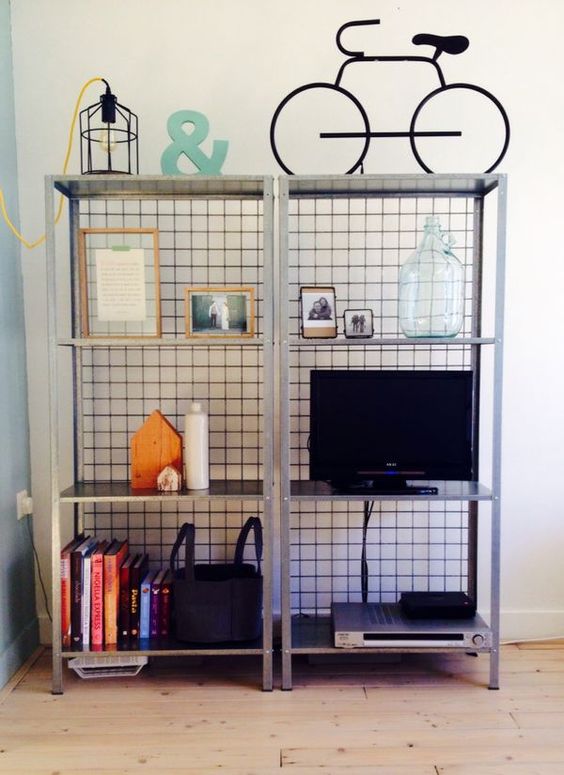 How To Rock Ikea Hyllis Shelves In Your, Spray Paint Wire Shelving
