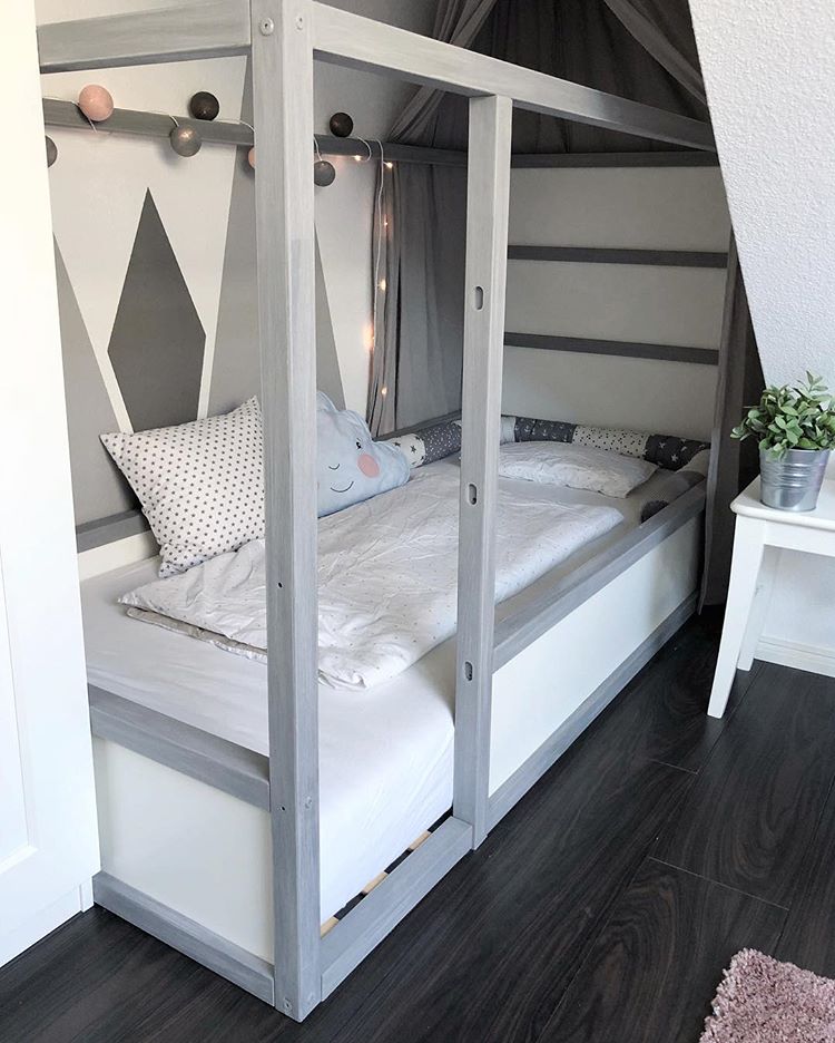 bunk bed with crib on bottom ikea