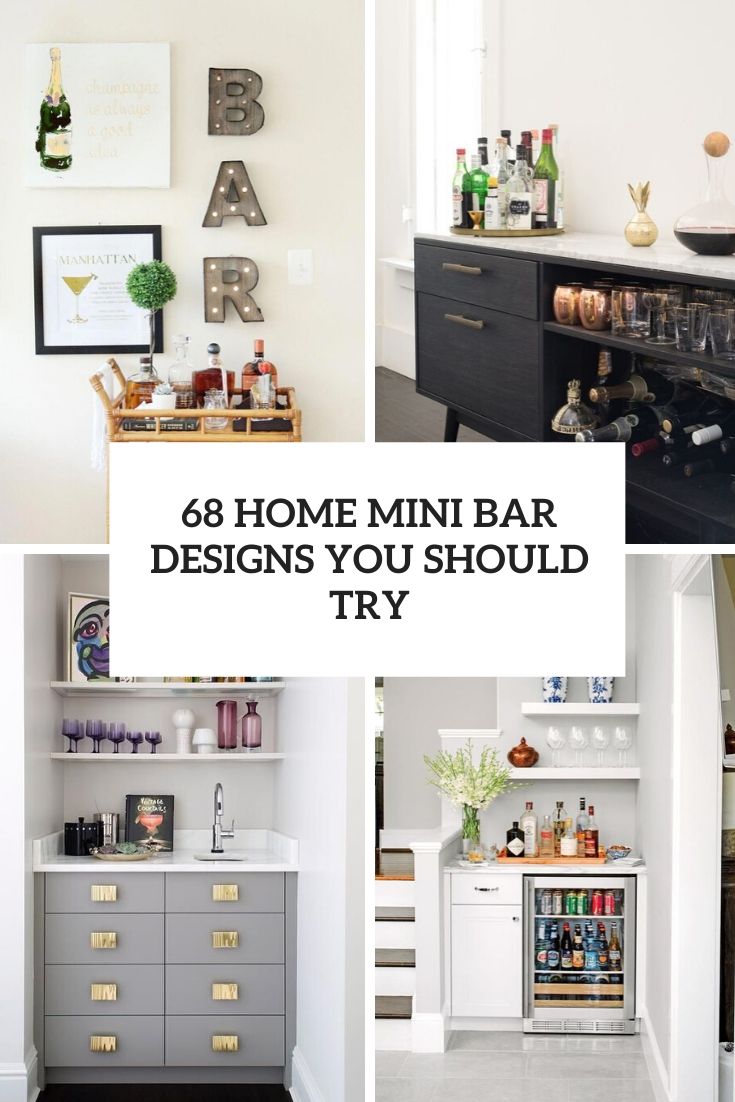 mini bar ideas for small spaces