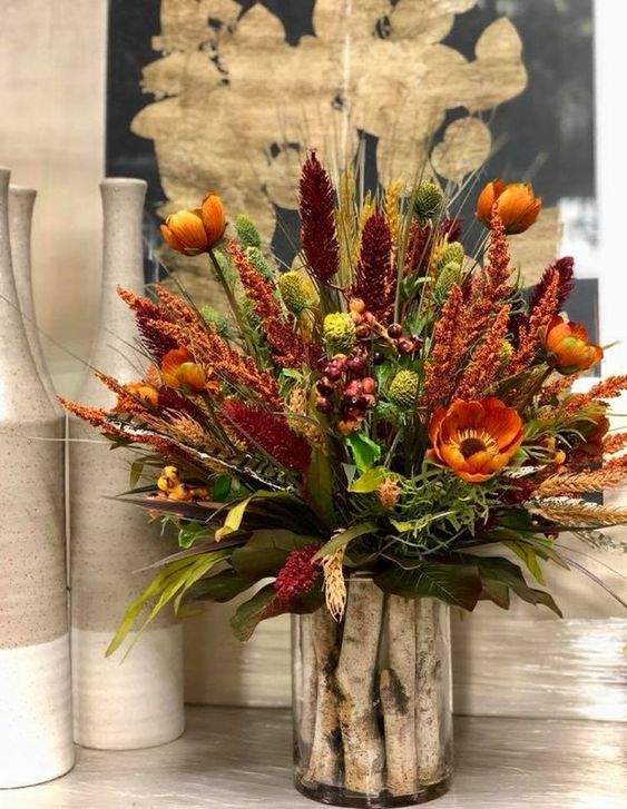 56 Faux Flower Fall Arrangements For Indoors And Outdoors Digsdigs