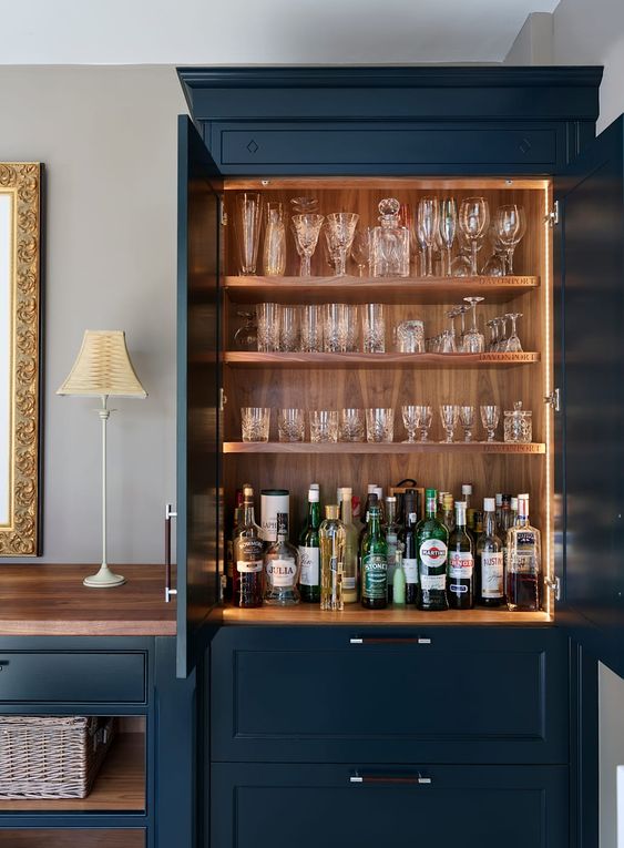 36 Mini Bar Ideas to Create a Useful Small Home Bar