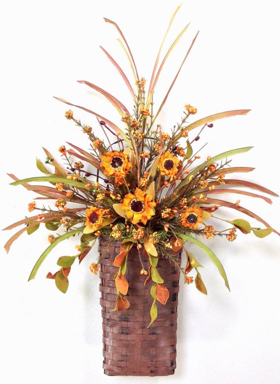 56 Faux Flower Fall Arrangements For Indoors And Outdoors DigsDigs