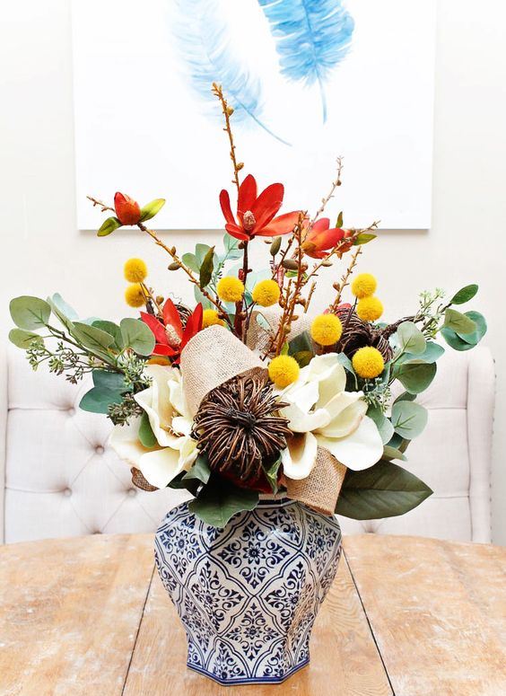 56 Faux Flower Fall Arrangements For Indoors And Outdoors DigsDigs