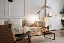 a cute contemporary living room design