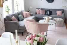 a cozy nordic living room design