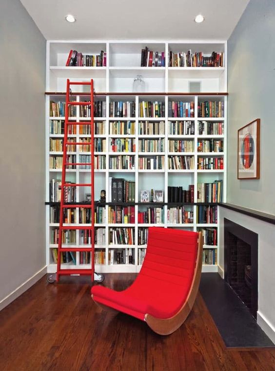 54 Modern Home Library Designs That, Library Style Bookcase