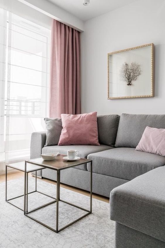 Timeless Grey And Pink Home Decor Ideas