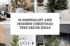 56 minimalist and modern christmas tree decor ideas cover