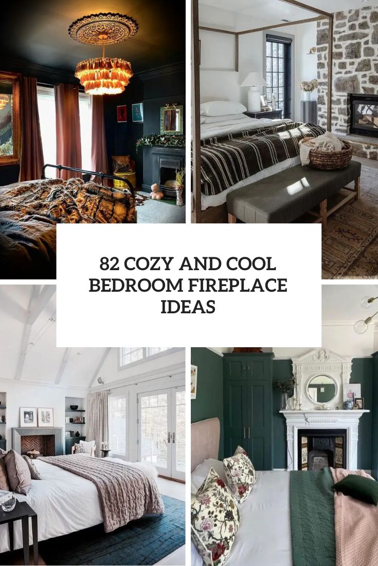 Cozy And Cool Bedroom Fireplace Ideas cover