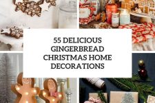 55 delicious gingerbread christmas home decorations cover