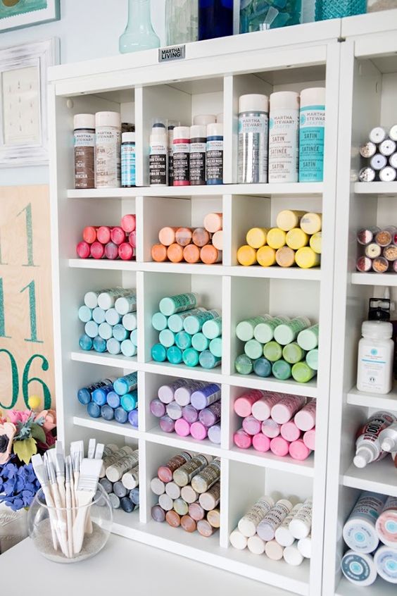 70 Ideas To Organize Your Craft Room In The Best Way DigsDigs