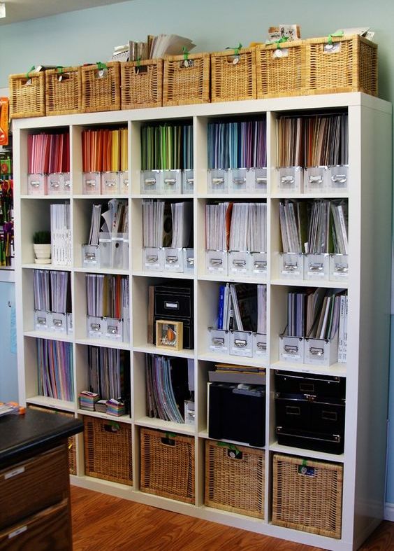 70 Ideas To Organize Your Craft Room In The Best Way - DigsDigs