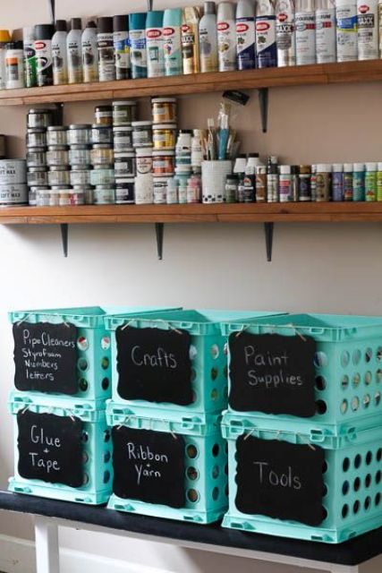 70 Ideas To Organize Your Craft Room In The Best Way Digsdigs