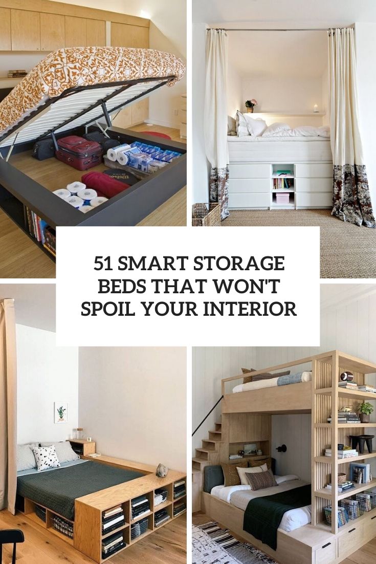 smart storage beds that won't spoil your interior cover