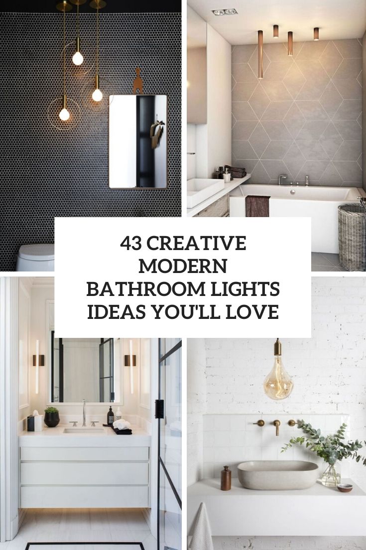 modern bath lights