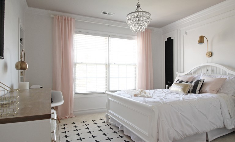 girls white bedroom