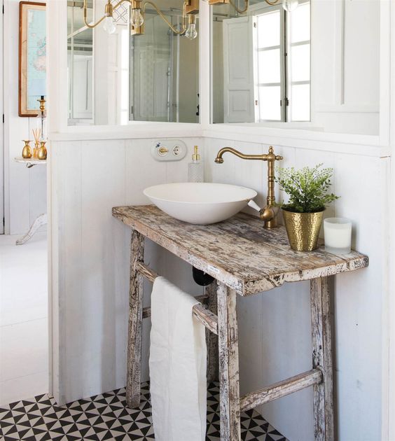 26 Cool And Creative Sink Stands For Any Bathroom DigsDigs
