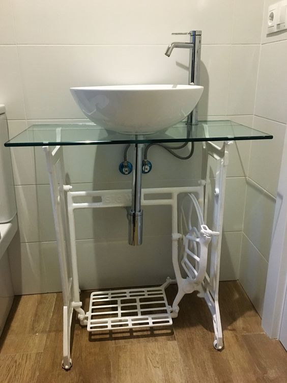26 Cool And Creative Sink Stands For Any Bathroom DigsDigs