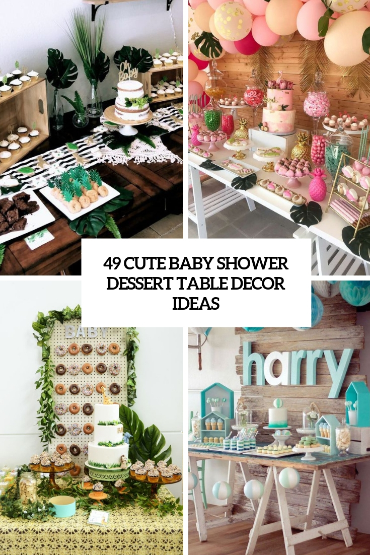 dark green and gold baby shower