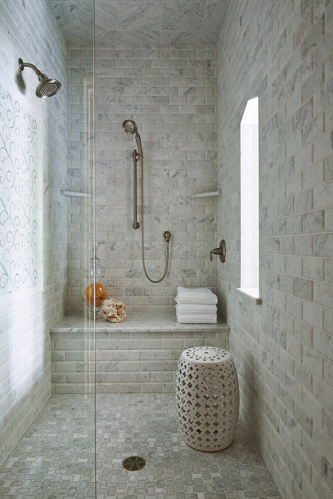 50 Cool And Eye-Catchy Bathroom Shower Tile Ideas - DigsDigs